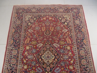 k) Kashan Persian rug, 20th century, perfect condition
size: 205 X 135  /  6' X 4'                