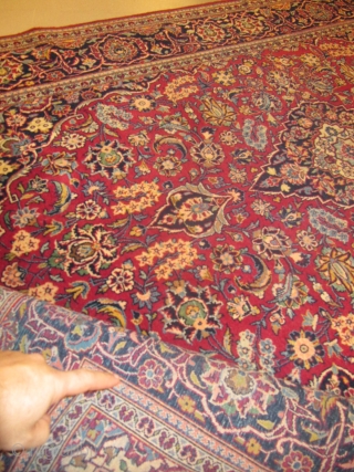 k) Kashan Persian rug, 20th century, perfect condition
size: 205 X 135  /  6' X 4'                