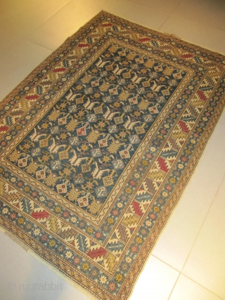 ref: S158, KUBA TCHITCHI CAUCASIAN ANTIQUE RUG EARLY 20TH CENTURY, perfect condition
Size: 1.65 X 1.20  /  5' X 3'            