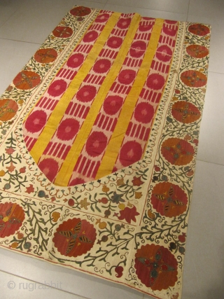 ref: S2101 /  Suzani Turkmen, 19th century, perfect condition
size: 215 X 135  /  7' X 4' 
             
