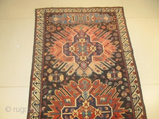 ak) Kuba Zeijwa Caucasian antique rug, 19th century, perfect condition
size: 2.55 X 1.00  /  8' X 3'              