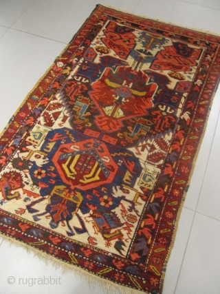 ac) Kuba Seichour Caucasian antique rug, 20th century, perfect condition
size: 175 X 110  /  5' X 3'              