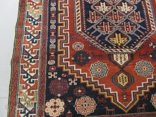 ref: S194 / Chirvan Vogel Caucasian antique rug, 19th century, perfect condition
size: 220 X 130  /  7' X 4'            