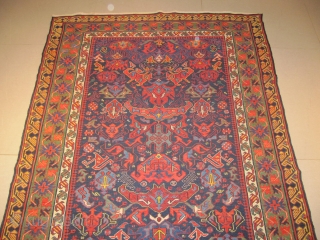 ref: S741 / Soumak Caucasian antique rug, 19th century, perfect condition
size: 2.40 X 1.50  /  7' X 4'             