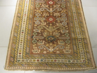 ref: S325 / Kuba Perepedil Caucasian antique rug, 19th century, perfect condition
size: 195 X 125  /  6' X 4'            