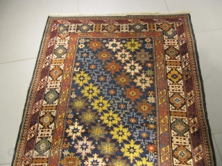 ref: S146 / Kuba Zeijwa Caucasian antique rug, 19th century, perfect condition
size: 200 X 130  /  6' X 4'            