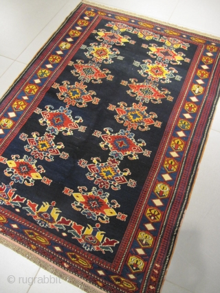 ref: 661 / Chirvan Caucasian antique rug, 19th century, perfect condition
size: 175 X 120  /  5' X 3'             
