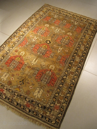 ref: S1780 / Chirvan Saff Caucasian antique rug, 19th century, perfect condition
size: 195 X 120  /  6' X 3'
Contact number: 0096170381112          