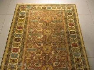 ref: S330 / Kuba Perepedil Caucasian antique rug, 19th century, perfect condition
size: 165 X 120  /  5' X 3'
            