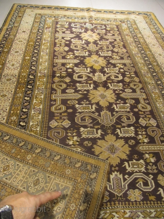 ref: 610 /Kuba Peripedil Caucasian antique rug, 19th century, perfect condition
size: 210 X 150  /  6' X 4'             