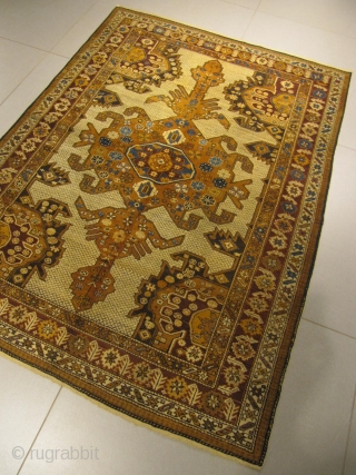 ref: 606 / Kuba Konagend Gymil Caucasian antique rug, perfect condition
size: 180 X 130  /  5' X 4'             
