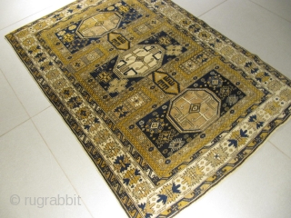 ref : S1826 / Kuba orduch Caucasian antique rug, perfect condition
size: 155 X 105  /  5' x 3'             