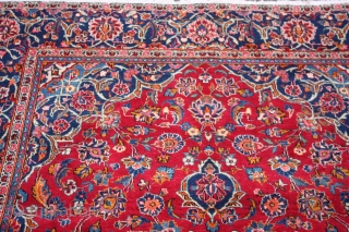 fine antique Persian kashan rug have some old repair size 210x120cm                      
