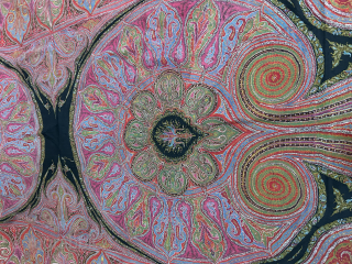 Exceptional antique Indian Kashmir shawl in it’s original factory made condition not even a single moth hole colours super fine it measures 345 cm by 145 cm FOR SALE MASSAGE FOR PRICE  ...