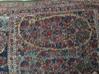 Rare antique kashmir shawl in excellent condition very fine in colours it measures 9 feet long and 4.5 feet wide.             