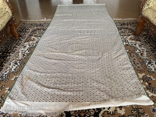 This is one best antique kashmir shawl 1750-1800 century it’s in excellent condition no moth holes very good colours  and  it’s very large 9 feet by 4 feet signed by  ...