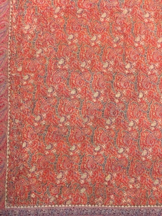 Amazing antique kashmir  jamawar shawl in very good condition it measures 113 inches by 54 inches . 9.5 feet long . 4.6 feet wide 
Very good colours 
Ask for the price  ...