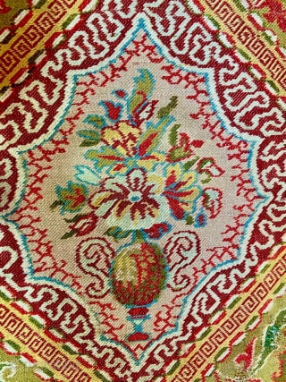 offering one of the best artist shawl known as jean baptiste amedee couder isfahan french paisley shawl dated 1750-1820 this shawl has many things to decribe like it has allover cross and  ...