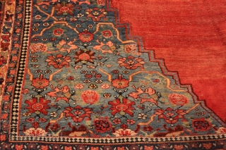 This magnificent Bidjar is part of our June 12th auction. The rug is an antique Persian Bidjar rug. An amazing red background with open field and geometric medallion, the rug has been  ...