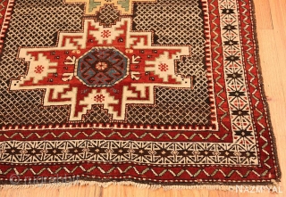 ANTIQUE CAUCASIAN KUBA RUG. 5 FT 6 IN X 3 FT 6 IN (1.68 M X 1.07 M) Lot # 2067 is part of our Sept 26th auction. Please click on the  ...
