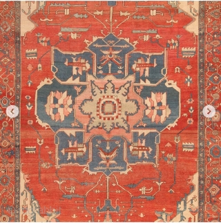 All these magnificent antique Persian Heriz / Serapi rugs are part of our October 15 auction. If you want a breathtaking piece, at a fraction of the retail price, this is one  ...