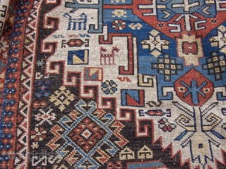 120years old daghestan rug 270x162 high pile,good condition,need small repairations!                       