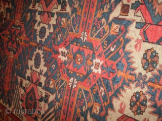 old soumak kilim more than 100years old fringes repaired good condition, synthetic colors!
chelabert design!185x120                   