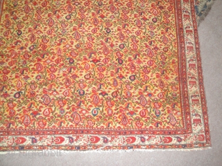 İran melayir old yellow desing good condition size 192x122                        