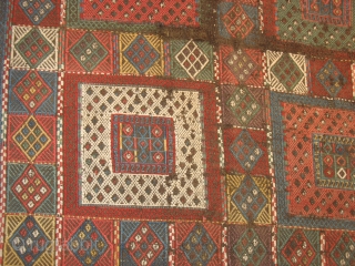 Anatolian, Turkish half panel flatweave. 19th cent. Beautiful  color
PRICE REDUCED!                      