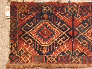 Turkmen, ersari torba, 14 by 38 inches,mid-19thC.                          