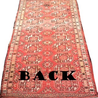 Antique Turkmen Ensi Ersari / Kizil ayak Main Carpet, Rug 3'10" x 6'10"
Part of a private collection.
Rare , collectible              