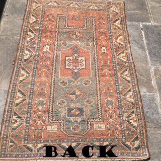 Fachralo Kazak Rug Caucasian 3'10" x 5'11" dated 1873 collectible

Unique collectible Caucasian Kazak Fachralo Dated 1290 Hijri equal to 1873

Fachralo Kazak Rug, Southwest Caucasus, Dated 1873 ( 1290 Hijri), the Terra cotta,  ...