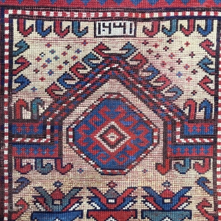 Super Rare Kazak Prayer Borchalou Rug Caucasian 3'4" x 5'9" 1903 collectible
Super super collectible



Unique collectible Caucasian Kazak Saffron Base Dated 1321 Hijri equal to 1903

Kazak Prayer Rug, Southwest Caucasus, Dated 1903 (  ...