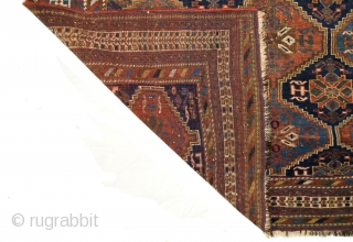 Gorgeous Afshar Iranian Rug. Great Condition with even wear, no Stains, Holes, Rips. Original Borders Good Condition. All Organic Vegetable Dyes ( Flowers, Bark of Trees ) Circa 1880. ( 4 ft  ...