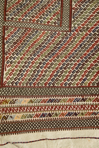 Fantastic Turkish Kilim from The Konya Region, a Major Production Center in The Rug Production of Turkey. This Snake Design Kilim is a True Masterpiece of Work. In Excellent Condition and over  ...