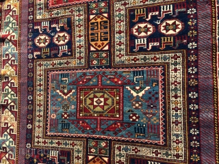 Lovely Shrivan Bijo rug. Outstanding condition. Great solid vegetable dyes and good pile. Dated 1915 (1333 AH = 1915) Size: 110"x 49" All . Slight black corrosion. More photos on request.  