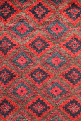Rare  Baluch Runner from Iran – Design inspired by early Islamic architecture

This fascinating semi-antique Baluch runner from Iran features a rare and distinctive design. Originally crafted as a saddlebag, it has  ...