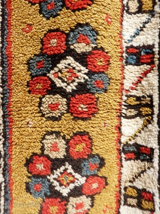 Manastir pelt like prayer rug probably from Macedonia, not from Turkey, 19th or early 20th century. All good colours, woven with the typical Macedonian wool which gives a textured look. Good condition,  ...