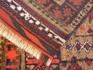 A fantastic Belouch rug with mainly undyed camel wool. It is loosely woven, with a floppy handle. The wool is lustruous, soft and shinny. The central tree is great with all the  ...