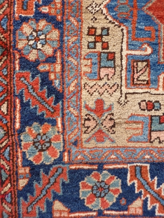 An atractive Karaja rug from North West Iran that combines undyed and dyed areas. Full pile and in good condition. 183x94 cms 1900s (A1712071),
Please get in touch or purchase this rug directly  ...