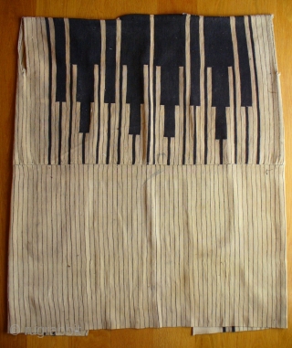 Hand woven fine wool Bakhtiari coat known as 'cuqa' and worn by the Bakhtiari male nomads. Made from two narrow strips of cloth sown together.        