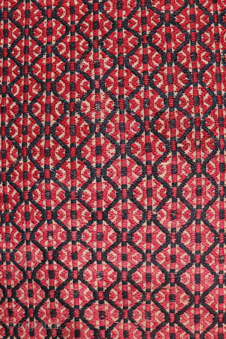At over 10 metres (33.46 feet) this is the longest antique kilim runner we have seen!
In three decades of dealing in antique kilims, this very long antique Turkman kilim runner stands out ...