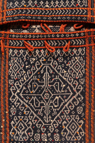 A Masterpiece of Warp-Float Weaving
This extraordinarily finely woven Qashqai saddlebag, or khorjin, from Iran is a testament to an exceptional weaver’s skill. Woven using the specialized warp-float weave technique, this piece combines  ...