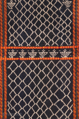 A Masterpiece of Warp-Float Weaving
This extraordinarily finely woven Qashqai saddlebag, or khorjin, from Iran is a testament to an exceptional weaver’s skill. Woven using the specialized warp-float weave technique, this piece combines  ...