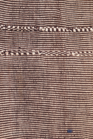Are you searching for a truly unusual and original saddlebag? Look no further.

The captivating design of this antique Qashqai saddlebag was achieved using the warp-float weave technique. This specialized method is typically  ...
