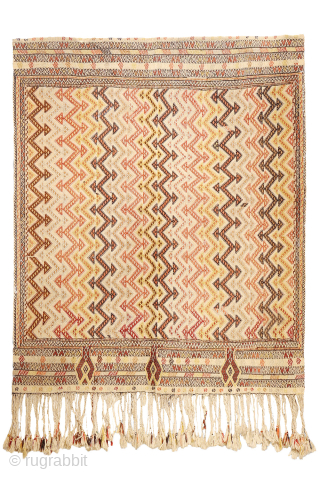 Antique Karapinar Kilim from Turkey

This exquisitely woven Karapinar kilim hails from Turkey and is a true testament to the craftsmanship of its creator. Clearly, it was a cherished piece, both for the  ...