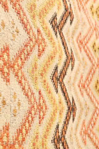 Antique Karapinar Kilim from Turkey

This exquisitely woven Karapinar kilim hails from Turkey and is a true testament to the craftsmanship of its creator. Clearly, it was a cherished piece, both for the  ...