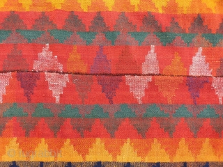 This moj (as the jajims are called in the South West of Iran), is finelly woven and all the dyes are natural. Normally mojes are thin, but this one is thick and  ...