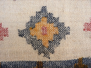 This moj (as the jajims are called in the South West of Iran), is finelly woven and all the dyes are natural. Normally mojes are thin, but this one is thick and  ...