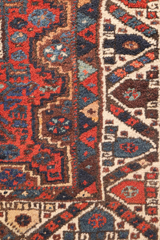 A superb antique Laberduni rug with a full, exceptionally long pile and a beautiful palette of natural dyes. Remarkably well preserved, the pile retains an impressive depth and softness, appearing almost as  ...